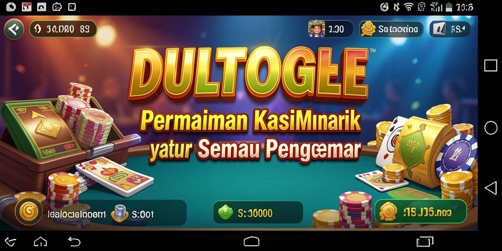 Tampilan menarik dari gameplay DULTOGEL yang memikat pemain Kasino.