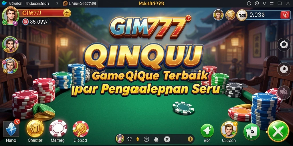 Tampilan seru gameplay GIM777 dalam permainan QiuQiu.