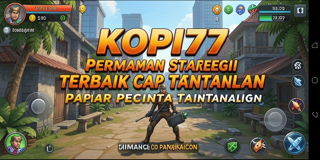 Tangkapan layar menunjukkan intensitas gameplay KOPI77 dalam mode strategi.