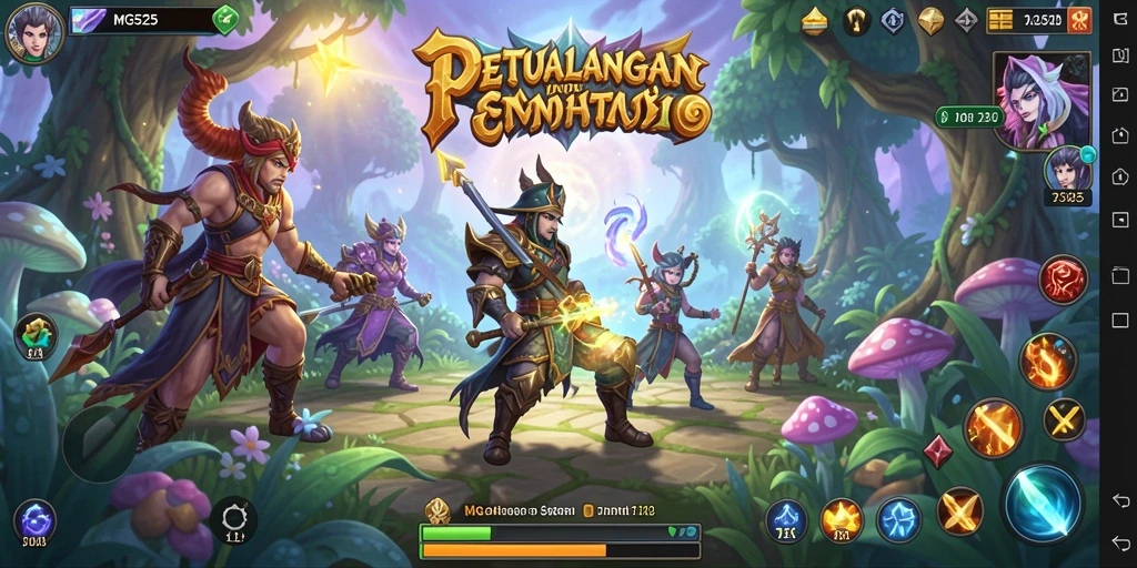 Screenshot gameplay MG525 menampilkan aksi petualangan yang menarik.
