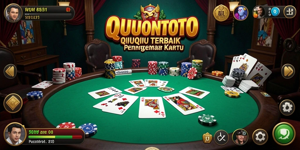 Tampilan menarik dari gameplay QiuQiu RAWONTOTO.