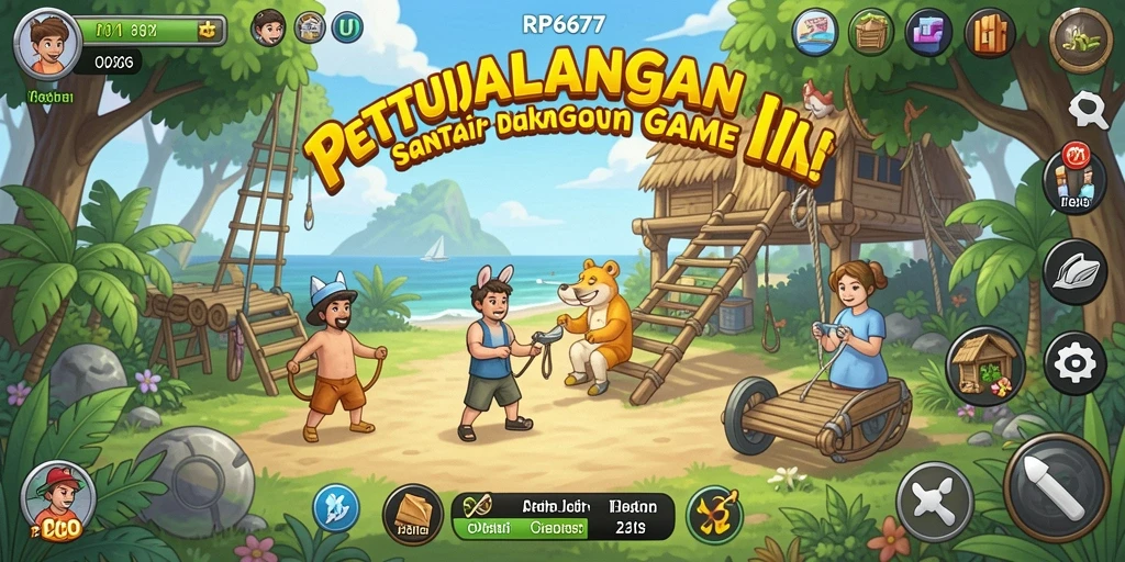 Tampilkan gameplay santai dalam game Idle RP6677.
