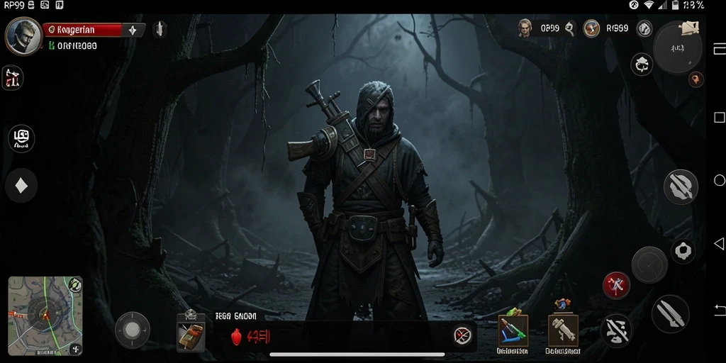 Gameplay menyeramkan yang penuh dengan kegelapan dan ketegangan.