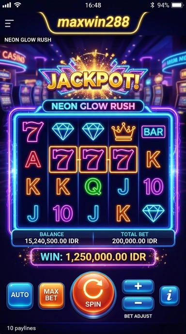Tampilan antarmuka aplikasi maxwin288 yang menarik.
